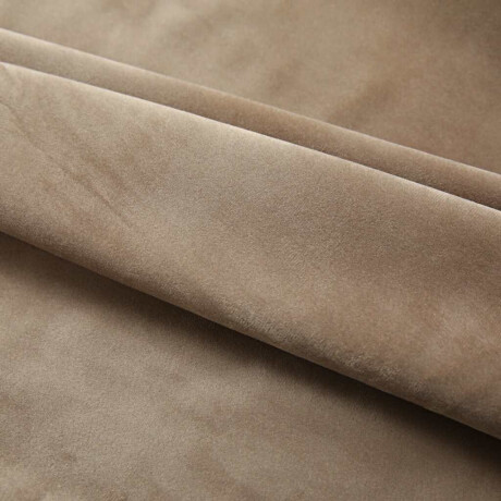 vidaXL Gordijnen verduisterend 2 st met haken 140x175 cm fluweel beige afbeelding3 - 1