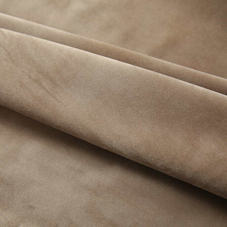 vidaXL Gordijnen verduisterend 2 st met haken 140x225 cm fluweel beige afbeelding3 - 1