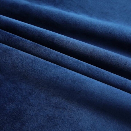 vidaXL Gordijnen verduisterend 2 st met haken 140x245 cm fluweel blauw afbeelding3 - 1