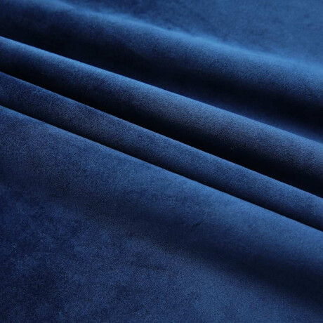 vidaXL Gordijn verduisterend met haken 290x245 cm fluweel blauw afbeelding3 - 1