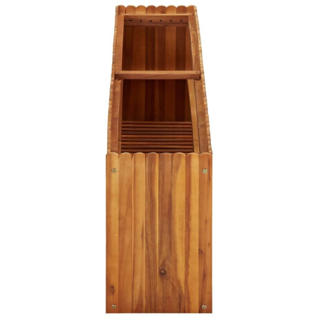 vidaXL Plantenbak verhoogd 150x30x50 cm massief acaciahout afbeelding3 - 1