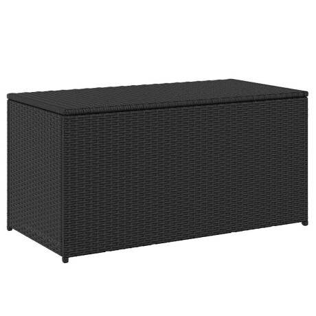 vidaXL Tuinbox 100x50x50 cm poly rattan zwart afbeelding3 - 1