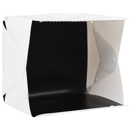 vidaXL Foto-opnamebox met LED inklapbaar 40x34x37 cm kunststof wit afbeelding3 - 1