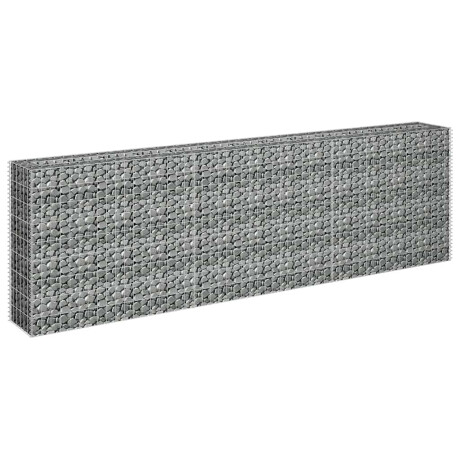 vidaXL Gabion plantenbak verhoogd 270x30x90 cm gegalvaniseerd staal afbeelding3 - 1