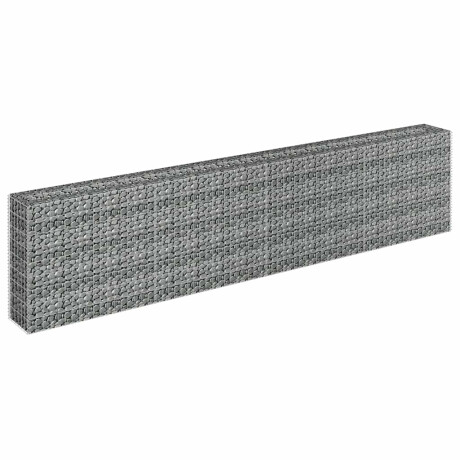 vidaXL Gabion plantenbak verhoogd 360x30x90 cm gegalvaniseerd staal afbeelding3 - 1