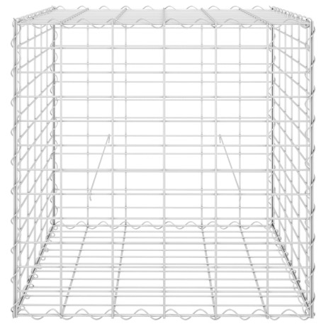 vidaXL Gabion plantenbak verhoogd kubus 60x60x60 cm staaldraad afbeelding3 - 1