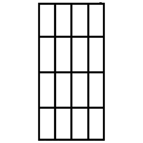 vidaXL Inloopdouchewand 140x195 cm transparant gehard glas afbeelding3 - 1