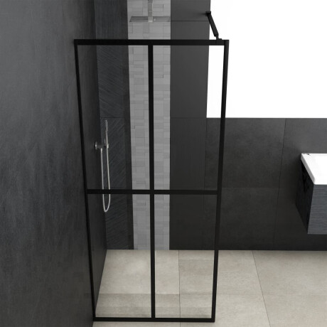 vidaXL Inloopdouchewand 118x190 cm transparant gehard glas afbeelding3 - 1