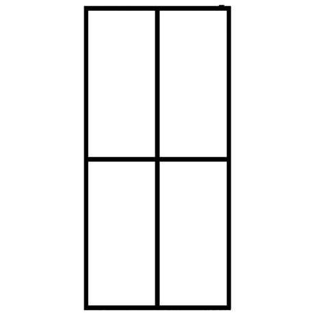 vidaXL Inloopdouchewand 118x190 cm mat gehard glas afbeelding3 - 1