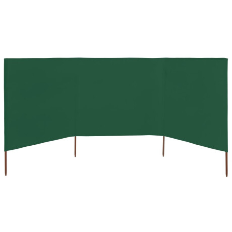 vidaXL Windscherm 3-panelen 400x160 cm stof groen afbeelding3 - 1