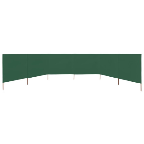 vidaXL Windscherm 6-panelen 800x120 cm stof groen afbeelding3 - 1