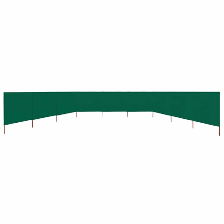 vidaXL Windscherm 9-panelen 1200x160 cm stof groen afbeelding3 - 1