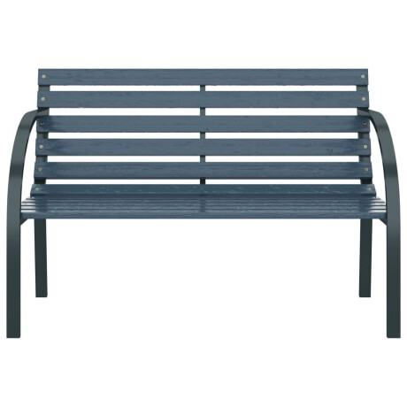 vidaXL Tuinbank 120 cm hout grijs afbeelding3 - 1