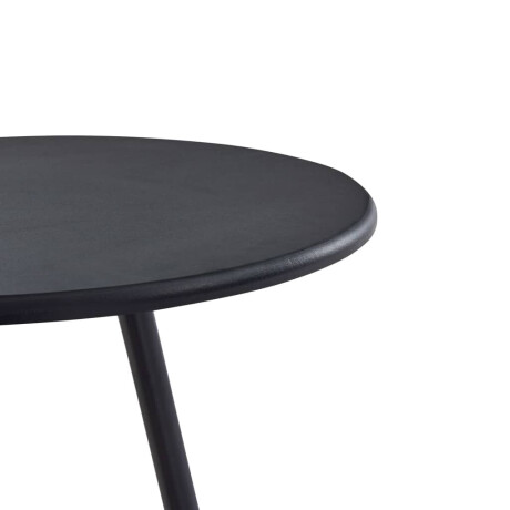vidaXL Bartafel 60x107,5 cm MDF zwart afbeelding3 - 1
