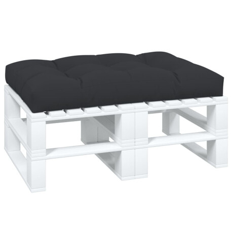 vidaXL Palletkussen 120x80x12 cm stof zwart afbeelding3 - 1