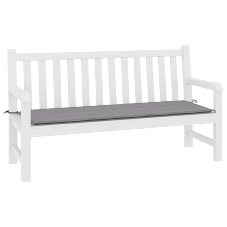 vidaXL Tuinbankkussen 200x50x4 cm oxford stof grijs afbeelding3 - 1