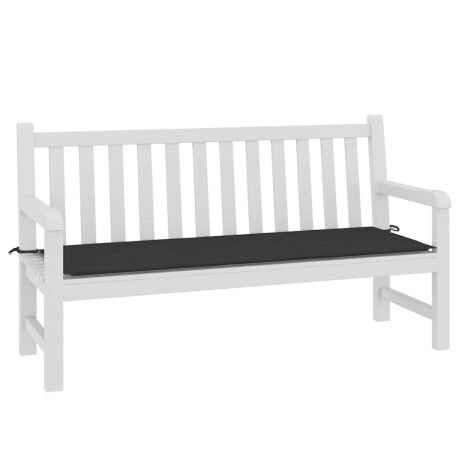 vidaXL Tuinbankkussen 150x50x4 cm oxford stof zwart afbeelding3 - 1