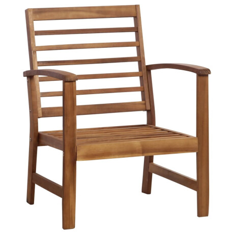 vidaXL 4-delige Loungeset massief acaciahout afbeelding3 - 1