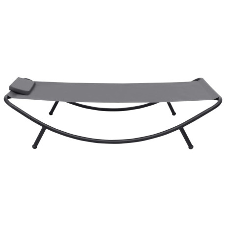 vidaXL Tuinbed 200x90 cm staal grijs afbeelding3 - 1