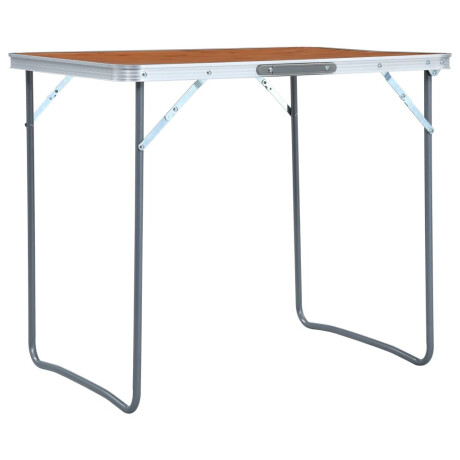 vidaXL Campingtafel inklapbaar met metalen frame 80x60 cm afbeelding3 - 1