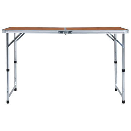 vidaXL Campingtafel inklapbaar 120x60 cm aluminium afbeelding3 - 1