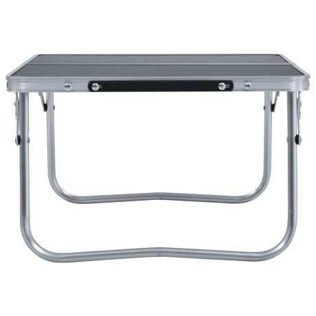 vidaXL Campingtafel inklapbaar 60x40 cm aluminium grijs afbeelding3 - 1