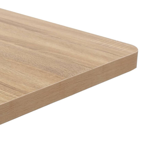 vidaXL Bistrotafel 50x50 cm MDF lichtbruin afbeelding3 - 1