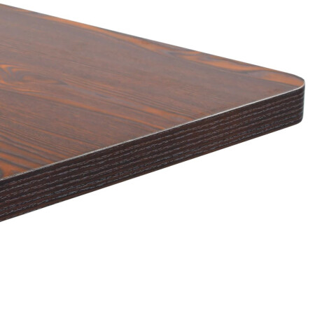vidaXL Bistrotafel 60x60 cm MDF donkerbruin afbeelding3 - 1
