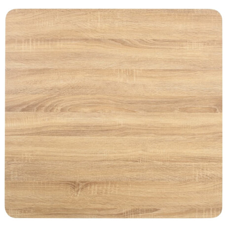 vidaXL Bistrotafel 80x80 cm MDF lichtbruin afbeelding3 - 1