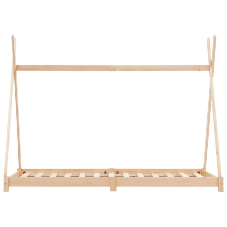 vidaXL Kinderbedframe massief grenenhout 80x160 cm afbeelding3 - 1