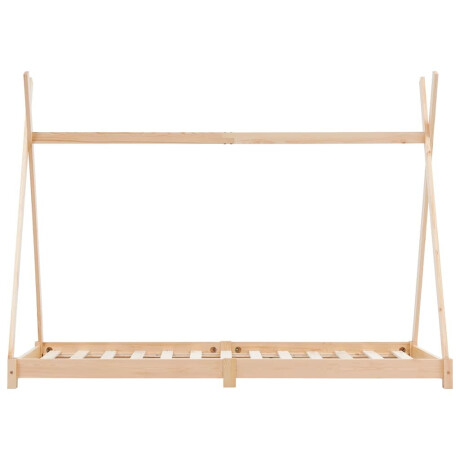vidaXL Kinderbedframe massief grenenhout 90x200 cm afbeelding3 - 1