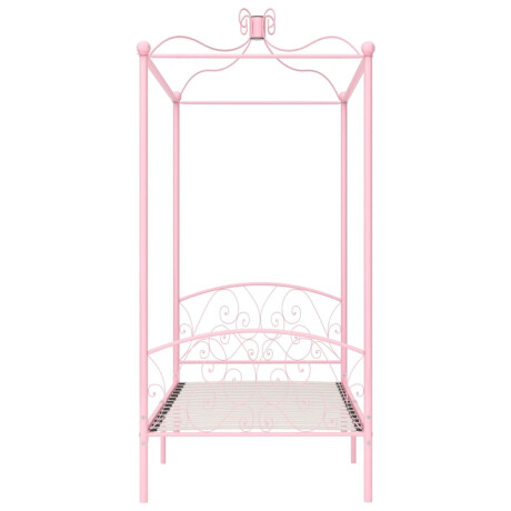 vidaXL Hemelbedframe metaal roze 90x200 cm afbeelding3 - 1