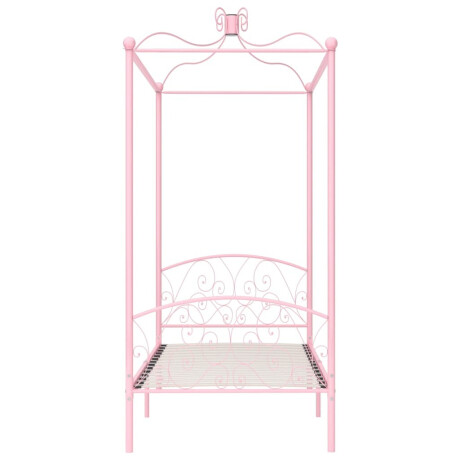 vidaXL Hemelbedframe metaal roze 100x200 cm afbeelding3 - 1
