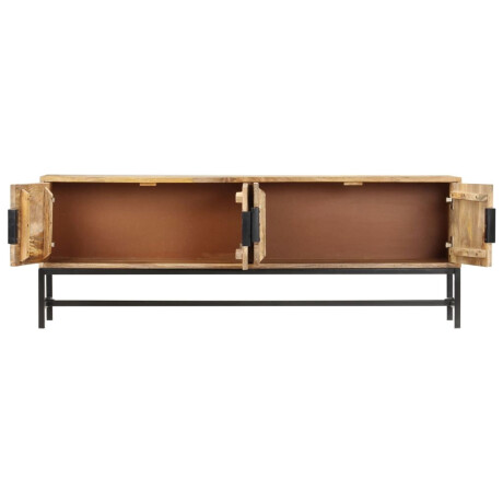 vidaXL Tv-meubel 140x30x50 cm massief mangohout afbeelding3 - 1