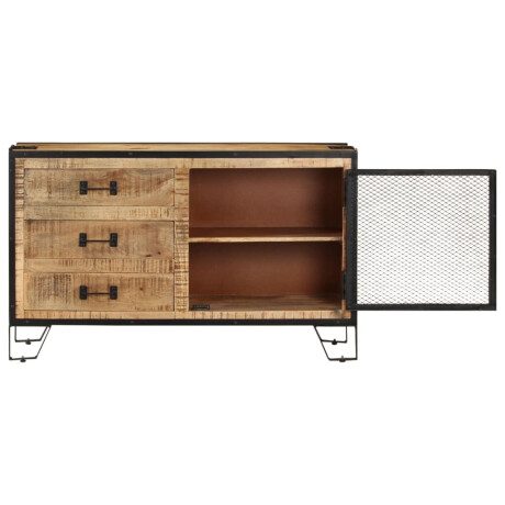 vidaXL Dressoir 100x31x60 cm massief ruw mangohout afbeelding3 - 1