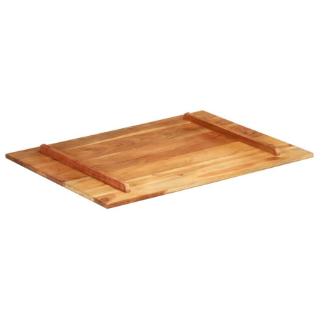 vidaXL Tafelblad 15-16 mm 60x80 cm massief acaciahout afbeelding3 - 1