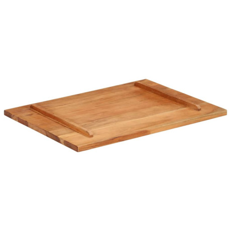 vidaXL Tafelblad 25-27 mm 60x80 cm massief acaciahout afbeelding3 - 1