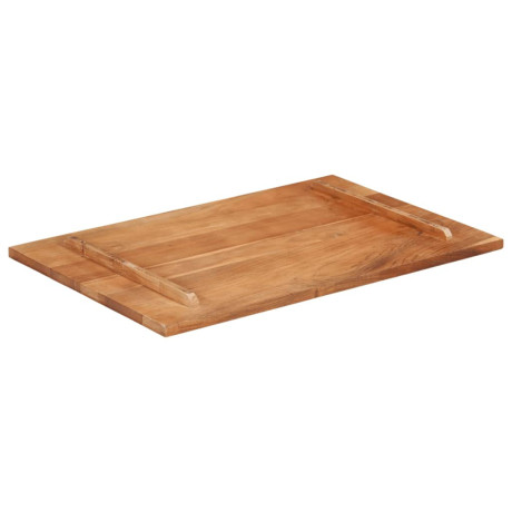 vidaXL Tafelblad 25-27 mm 60x90 cm massief acaciahout afbeelding3 - 1