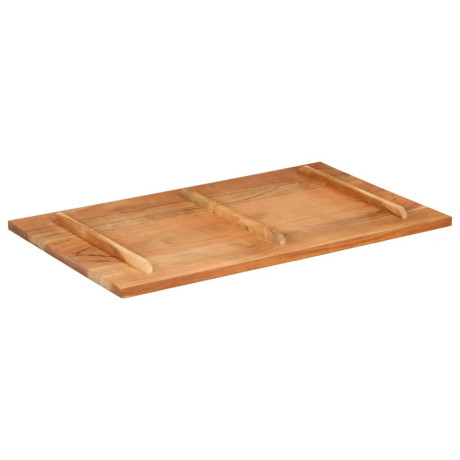 vidaXL Tafelblad 25-27 mm 60x100 cm massief acaciahout afbeelding3 - 1