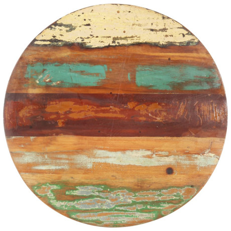 vidaXL Tafelblad rond 15-16 mm 40 cm massief gerecycled hout afbeelding3 - 1