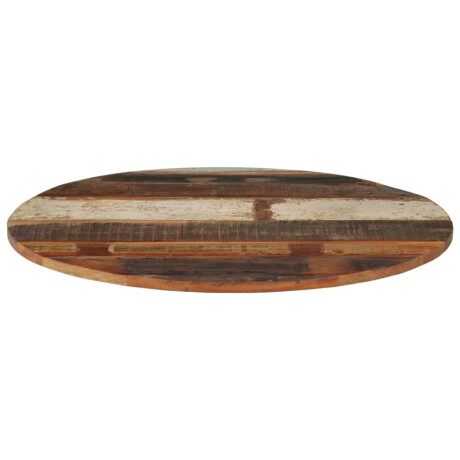 vidaXL Tafelblad rond 15-16 mm 70 cm massief gerecycled hout afbeelding3 - 1