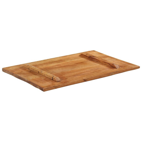 vidaXL Tafelblad rechthoekig 25-27 mm 60x90 cm massief gerecycled hout afbeelding3 - 1