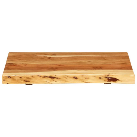 vidaXL Wastafelblad 58x52x3,8 cm massief acaciahout afbeelding3 - 1