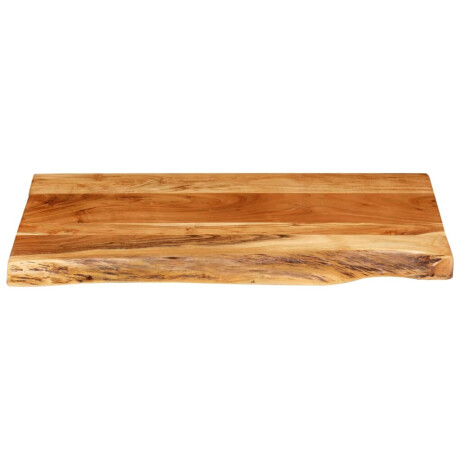 vidaXL Wastafelblad 80x52x3,8 cm massief acaciahout afbeelding3 - 1