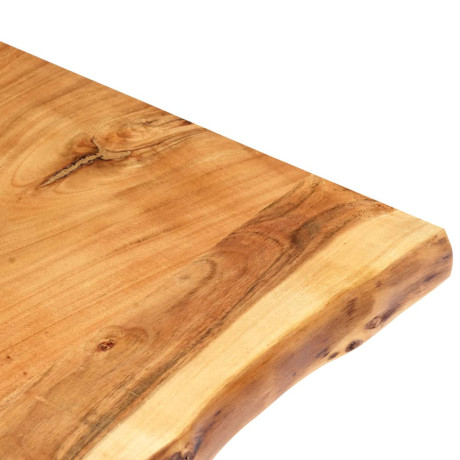 vidaXL Tafelblad 100x(50-60)x2,5 cm massief acaciahout afbeelding3 - 1