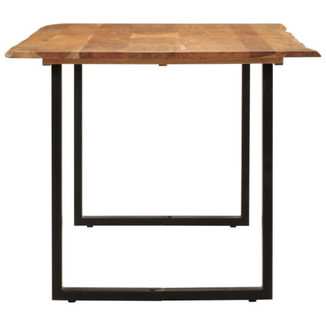 vidaXL Eettafel 180x90x76 cm massief acaciahout afbeelding3 - 1