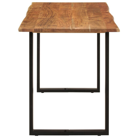 vidaXL Eettafel 140x70x76 cm massief acaciahout afbeelding3 - 1
