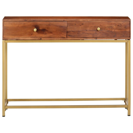 vidaXL Wandtafel 100x35x76 cm massief acaciahout afbeelding3 - 1