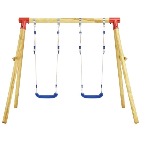 vidaXL Schommelset 230x130x166 cm grenenhout afbeelding3 - 1