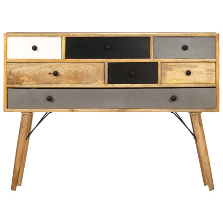 vidaXL Dressoir 110x30x82 cm massief mangohout afbeelding3 - 1